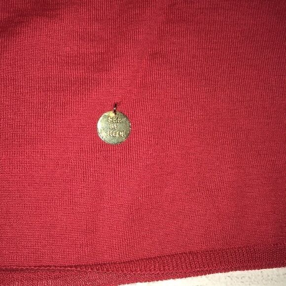 See by Chloe Red Wool Blend Shift Dress - Picture 7 of 10